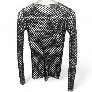 Dries van Noten fishnet top